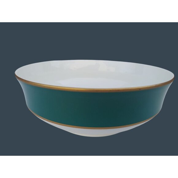 Cathy Hardwick For Mikasa Ming Green Serving Bowl Bone China Japan - Picture 1 of 4
